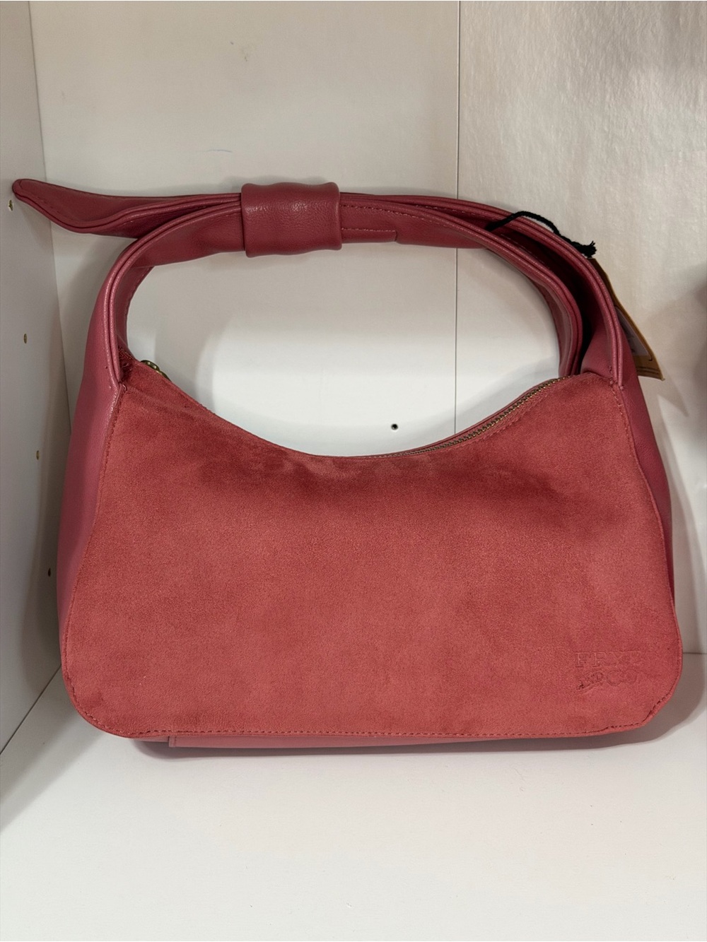 Frye and Co Mini Hobo Bag Pink NWT